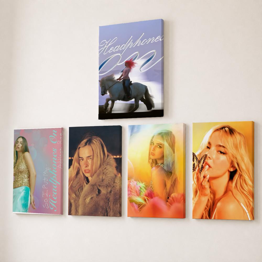 Canvas Wrap Ready - Pintura de Caligrafia da Cantora A-addison