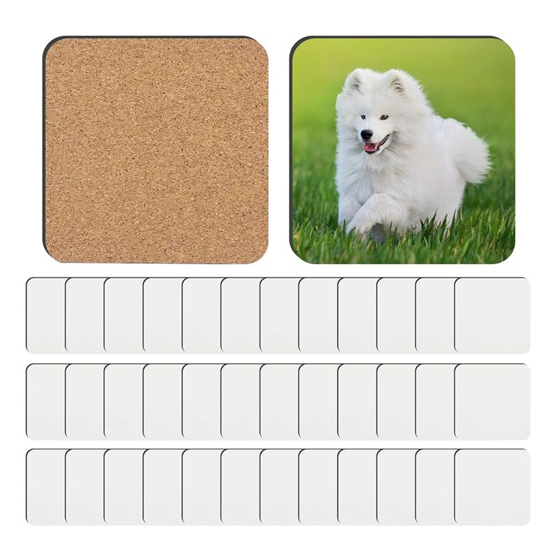Coaster Sublimation Blank - NOVO! Em Estoque - 36 Peças
