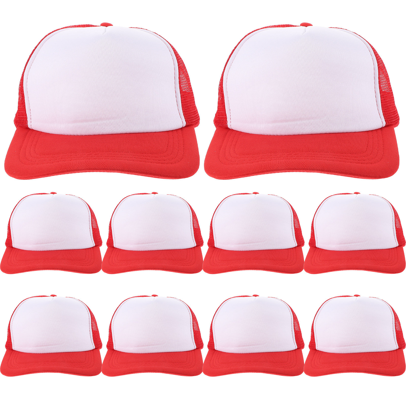Hat Sublimation Blank - 10 Bonés de Beisebol Lisos com