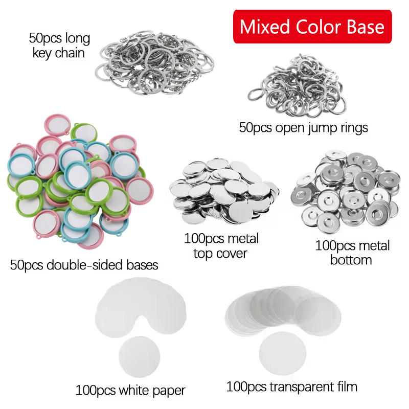 Conjunto de 50 Peças para DIY, - Button Badge Blank avaliação e preço