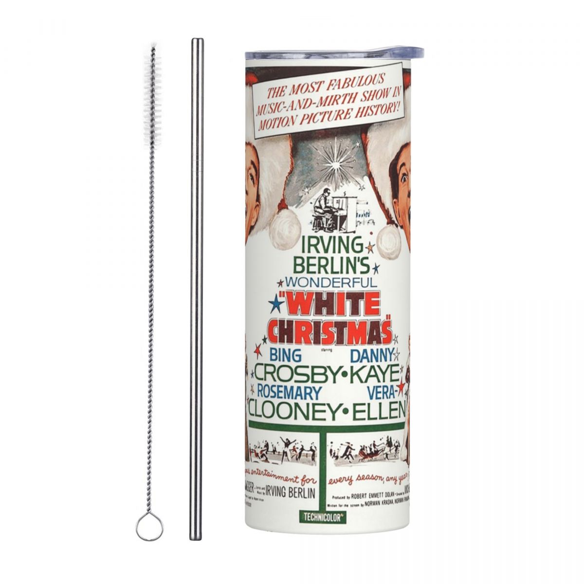 White Christmas - Bing Crosby, - Tumbler 20Oz White avaliação e preço