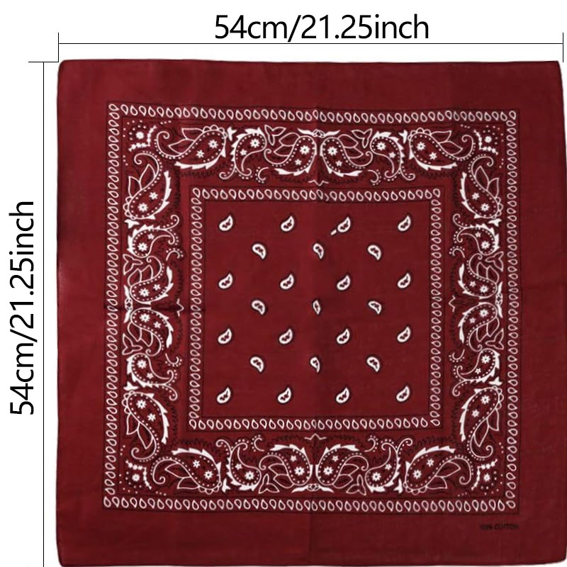 Lenço grande estilo hip hop, c - Bandana Blank White avaliação e preço