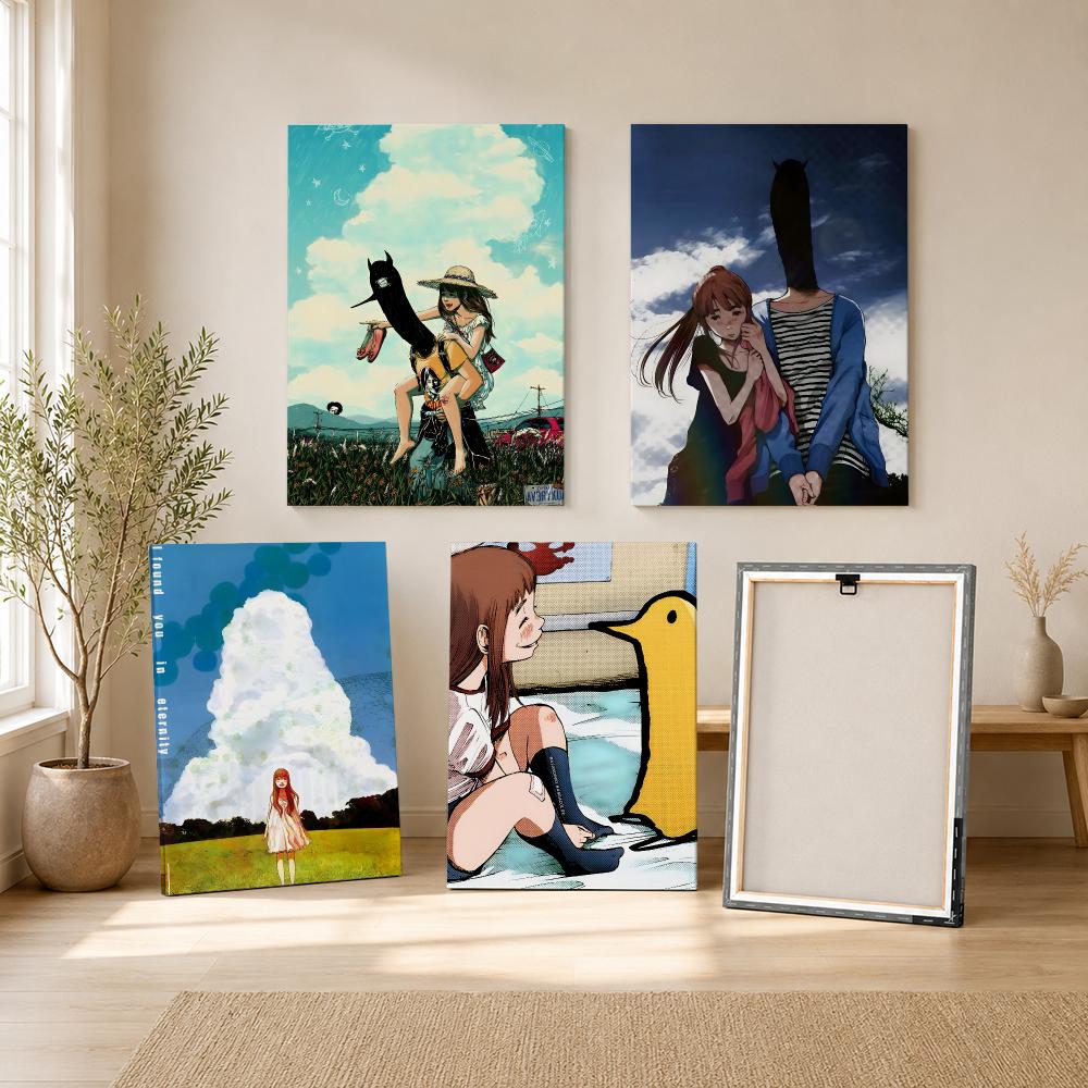 G-Goodnight Punpun Pintura de  - Canvas Wrap Ready avaliação e preço