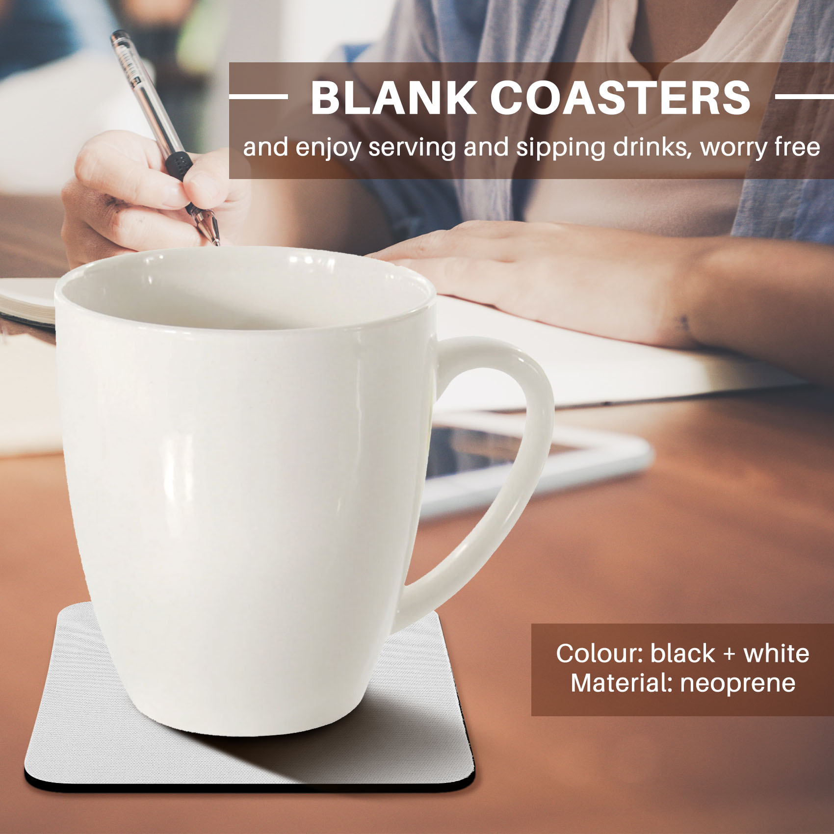 ✱ 35 peças de porta-copos quad - Coaster Sublimation Blank avaliação e preço