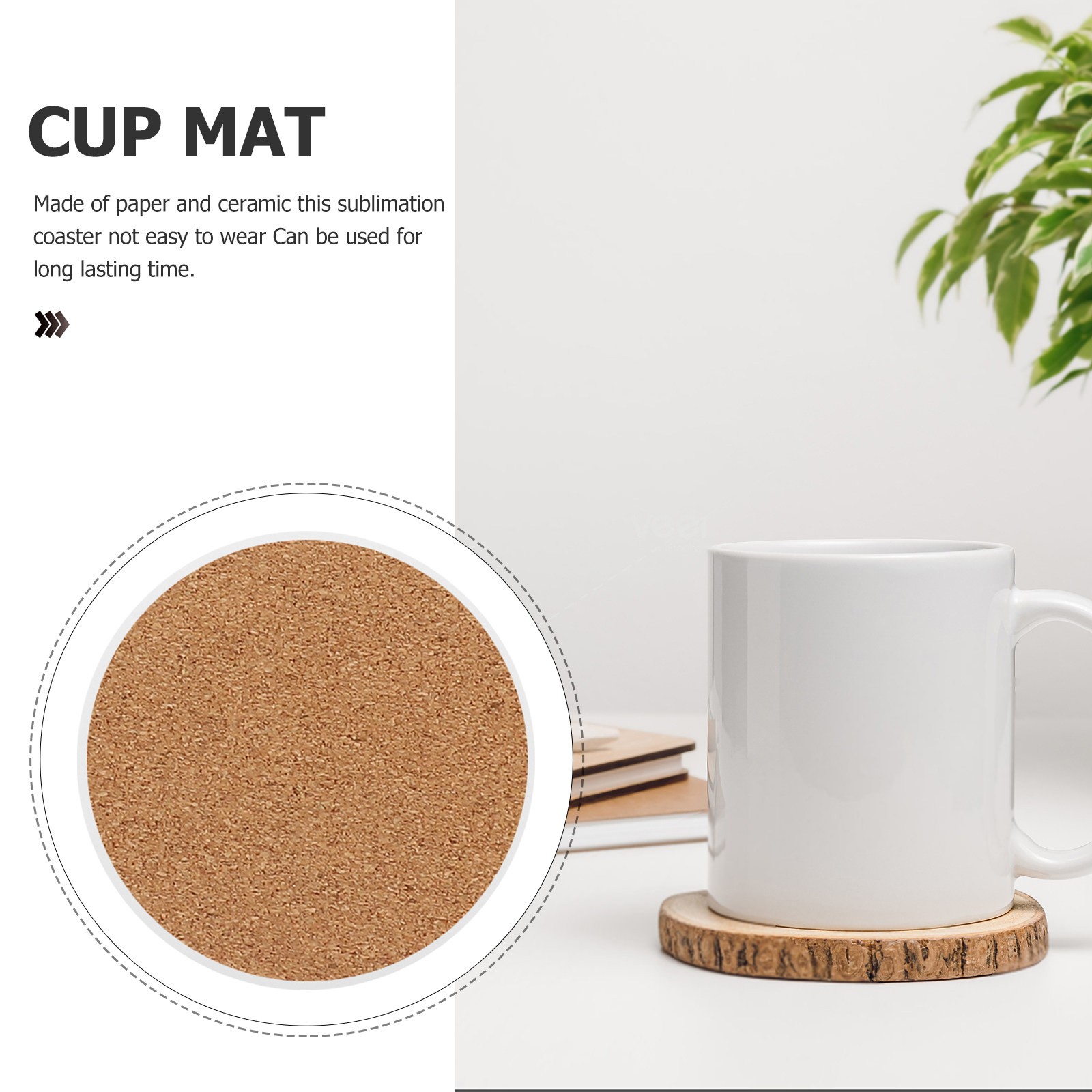10 Conjuntos de Porta-Copos de - Coaster Sublimation Blank avaliação e preço