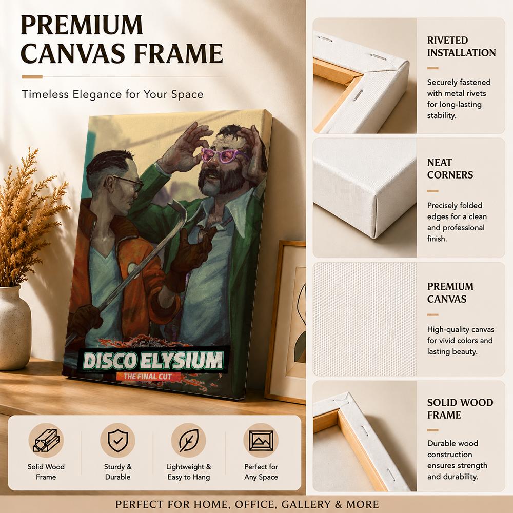 D-Disco Elysium: Pintura de Vi - Canvas Wrap Ready avaliação e preço