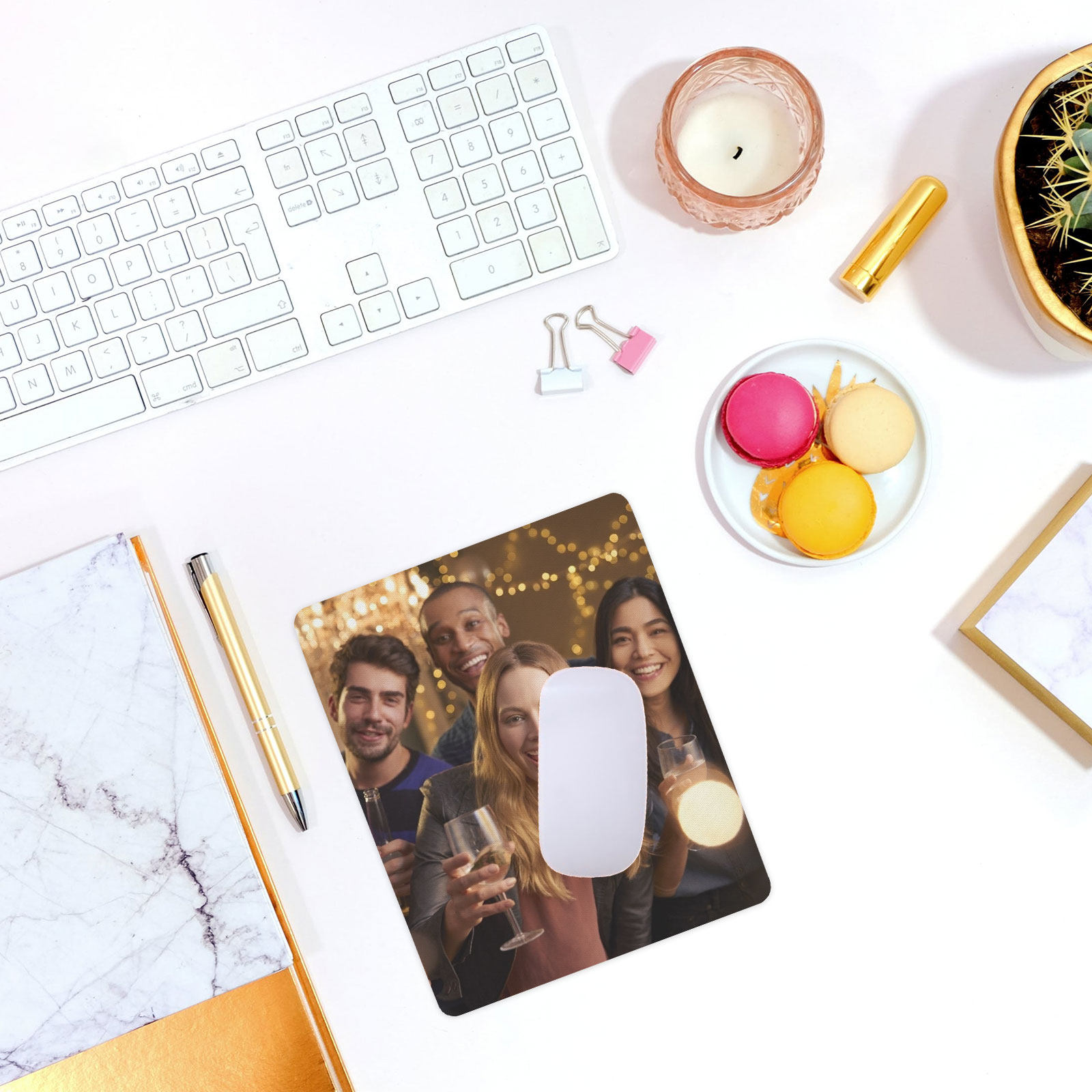 5 unidades de tapetes de rato  - Mouse Pad Blank Sublimation avaliação e preço